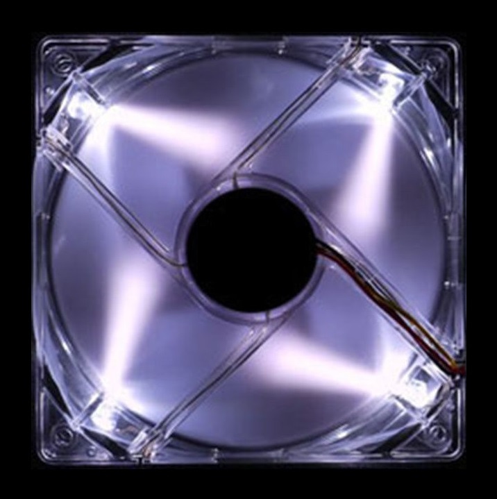 Procool SL80W White LED fan